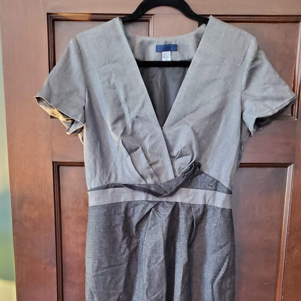 J. Crew wool grey dress - size 6 - 100% wool